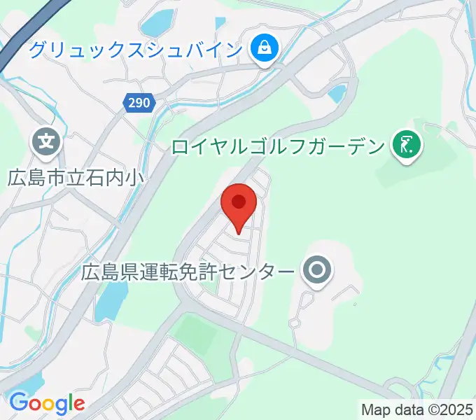 まえかわ音楽教室の地図