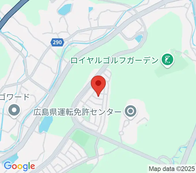 まえかわ音楽教室の地図