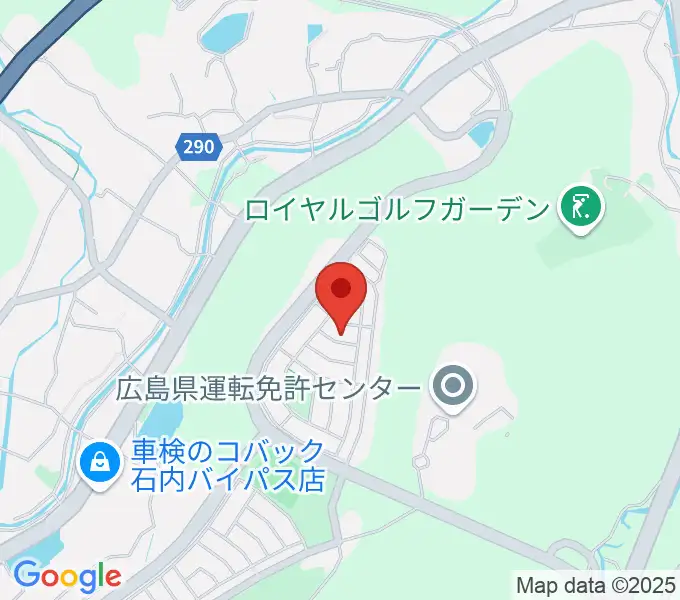 まえかわ音楽教室の地図