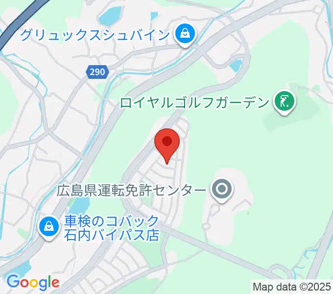 まえかわ音楽教室の地図