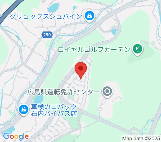 まえかわ音楽教室の地図