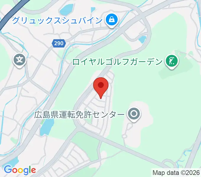 まえかわ音楽教室の地図