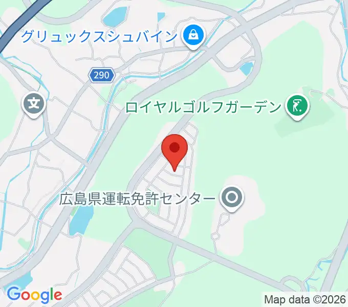まえかわ音楽教室の地図