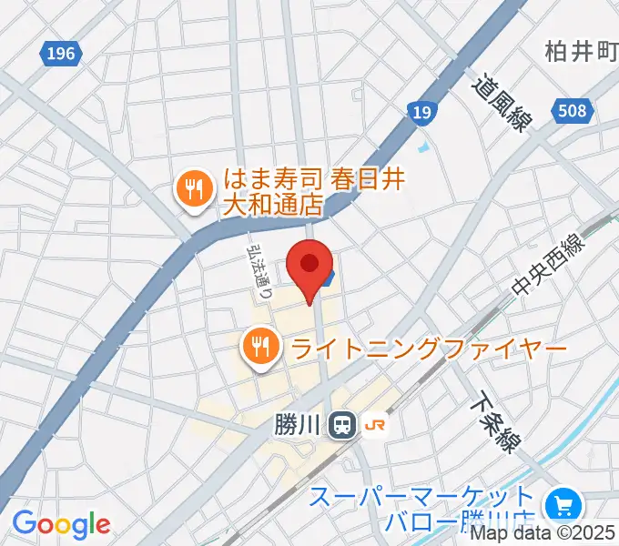 ジュンセイギターズの地図