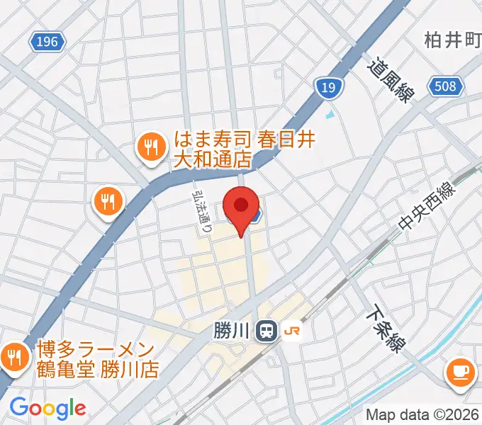 ジュンセイギターズの地図