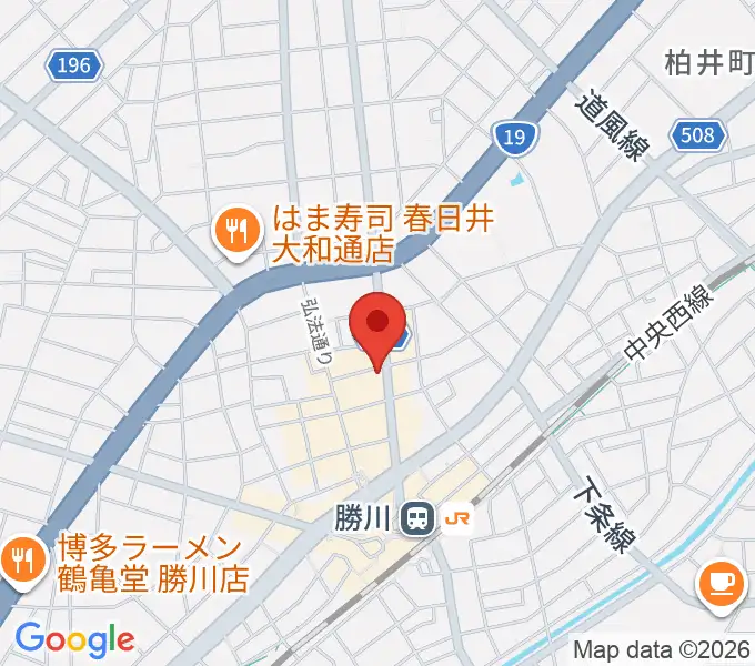 ジュンセイギターズの地図