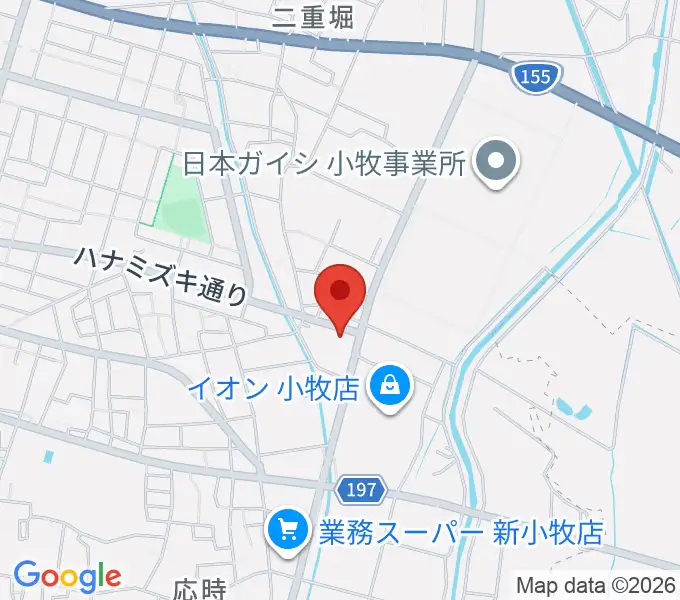 [業態変更]ヤマハミュージック小牧店の地図