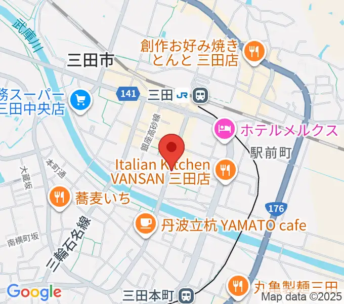 三田Key Largo（キーラーゴ）の地図