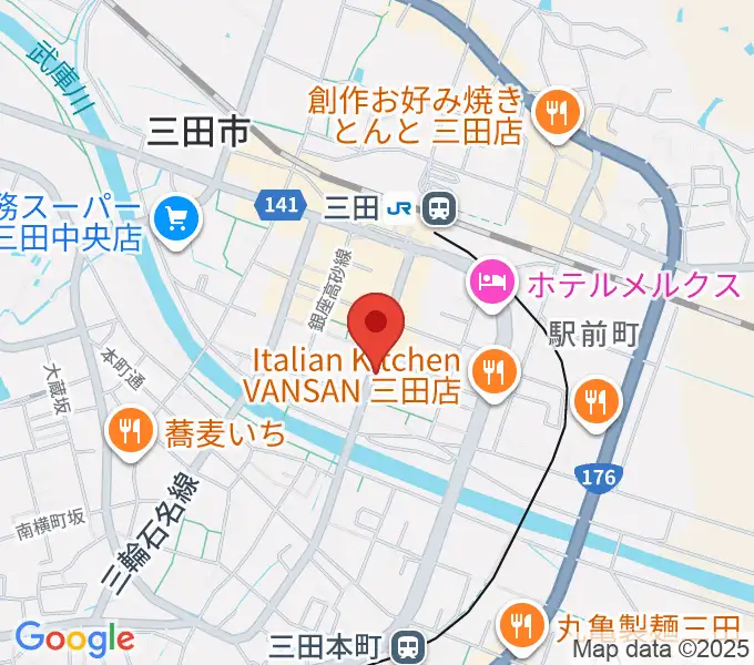 三田Key Largo（キーラーゴ）の地図