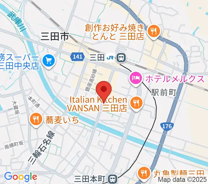 三田Key Largo（キーラーゴ）の地図