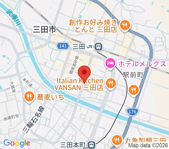 三田Key Largo（キーラーゴ）の地図