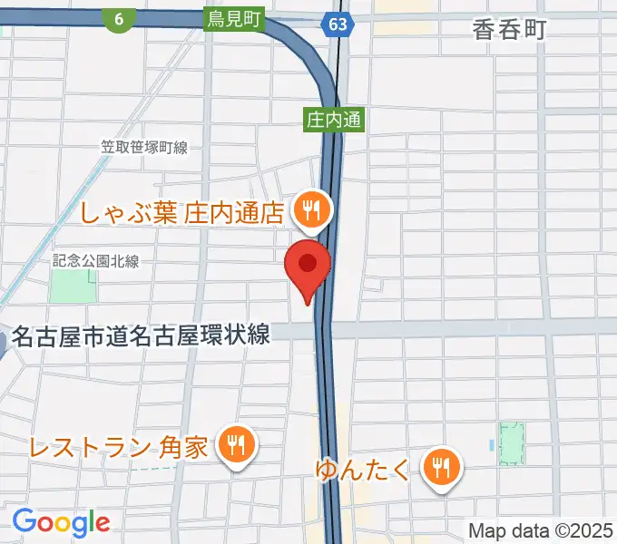 ヤマハミュージック リニューアルピアノショップの地図