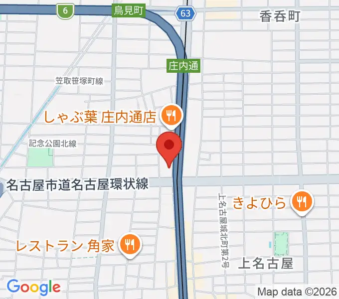 ヤマハミュージック リニューアルピアノショップの地図