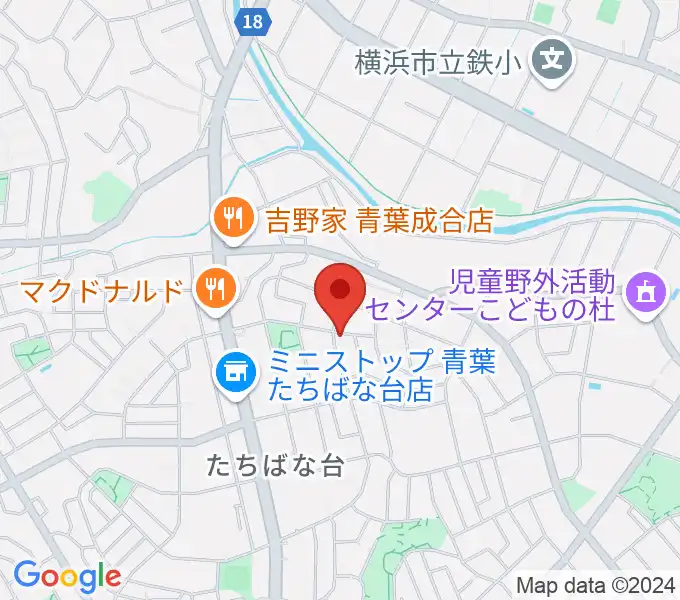 野村ピアノ教室の地図