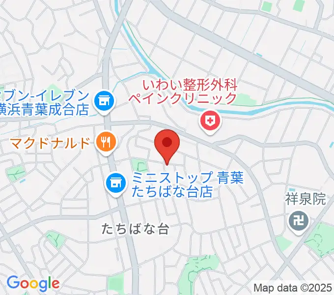 野村ピアノ教室の地図