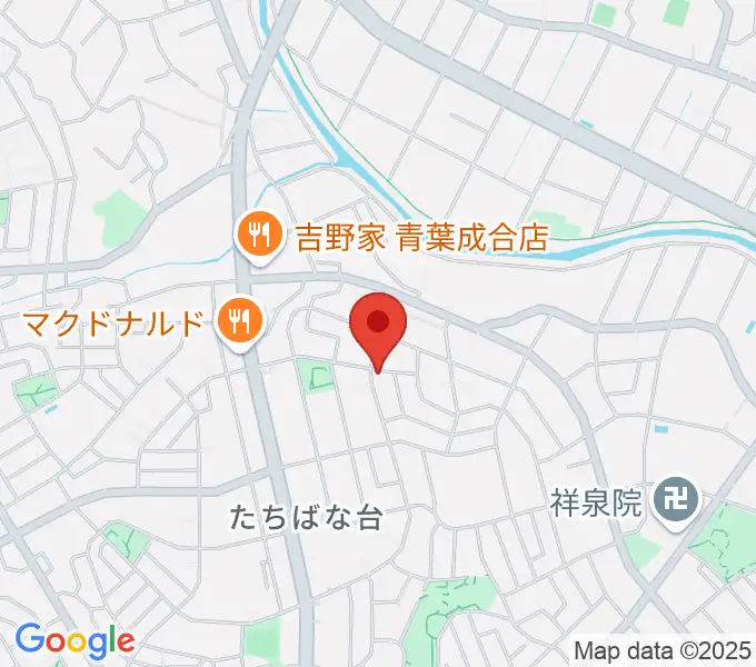 野村ピアノ教室の地図