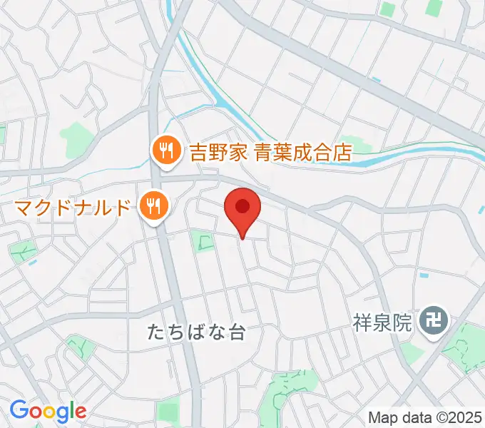 野村ピアノ教室の地図
