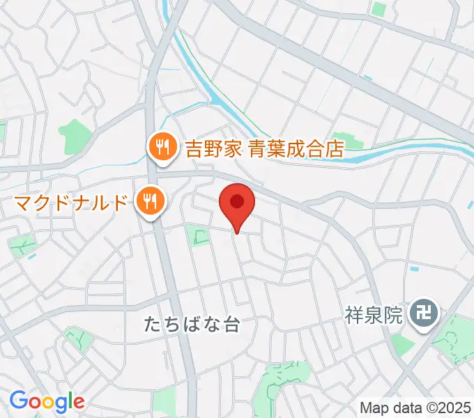 野村ピアノ教室の地図