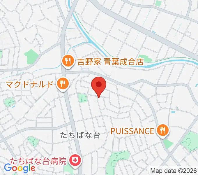 野村ピアノ教室の地図