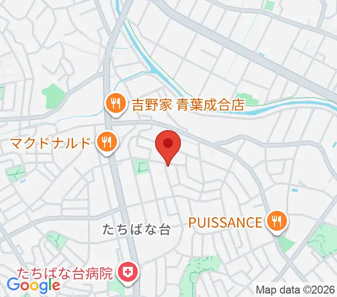 野村ピアノ教室の地図