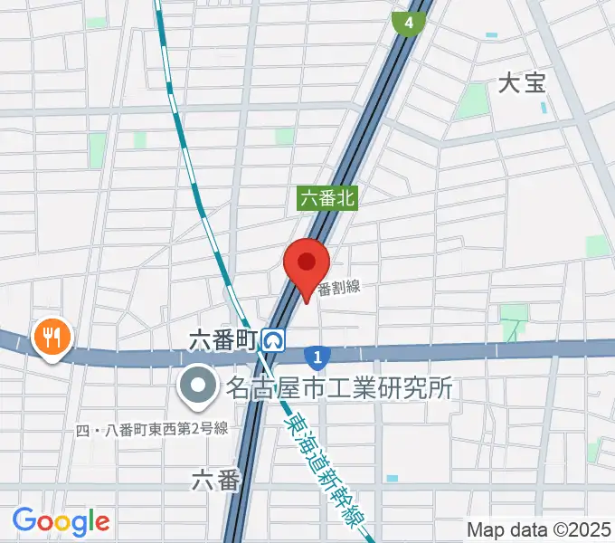 熱田センター ヤマハミュージックの地図