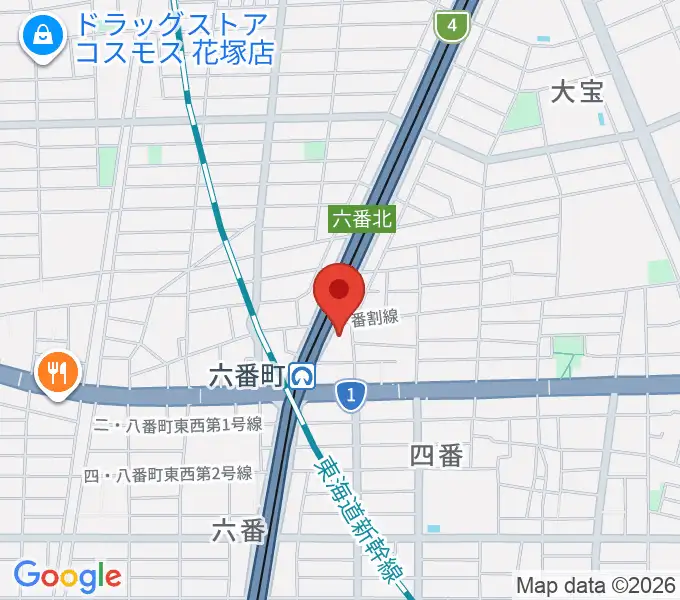 熱田センター ヤマハミュージックの地図