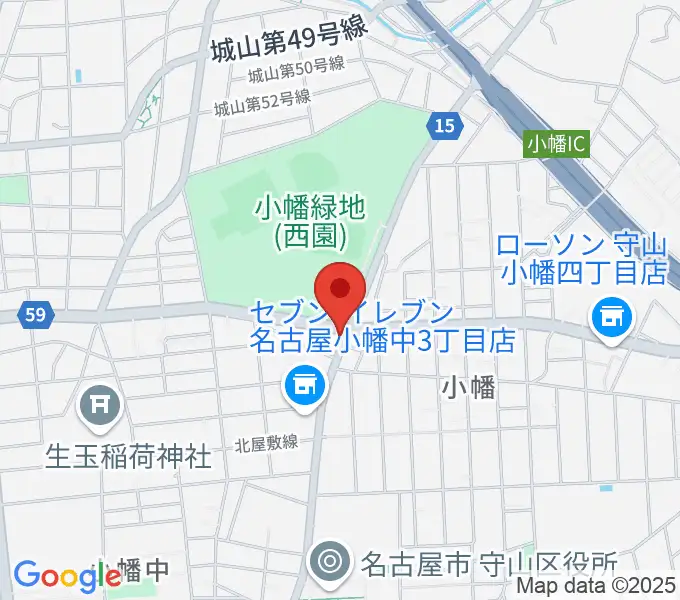 小幡センター ヤマハミュージックの地図