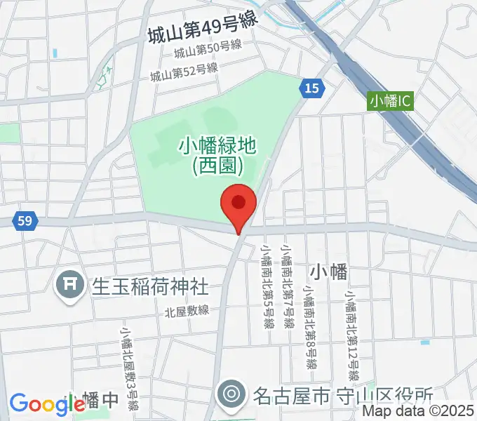 小幡センター ヤマハミュージックの地図