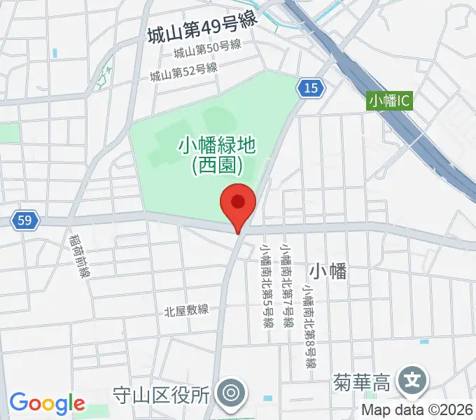 小幡センター ヤマハミュージックの地図