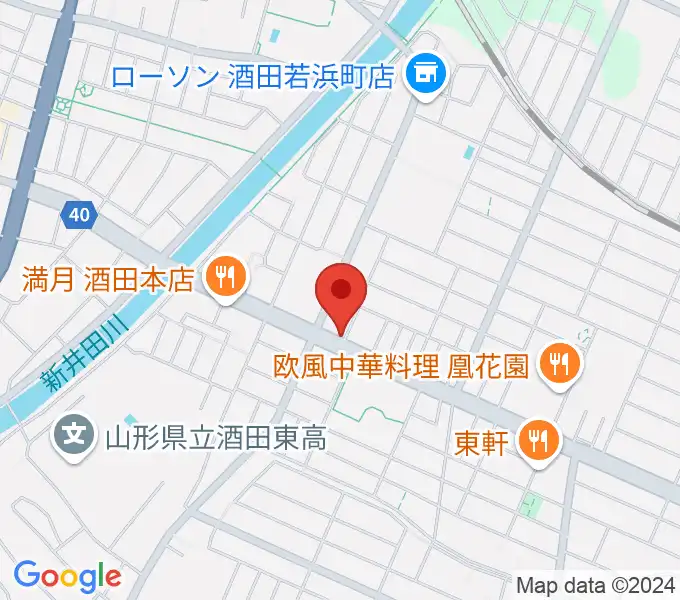 サトウピアノアカデミーの地図