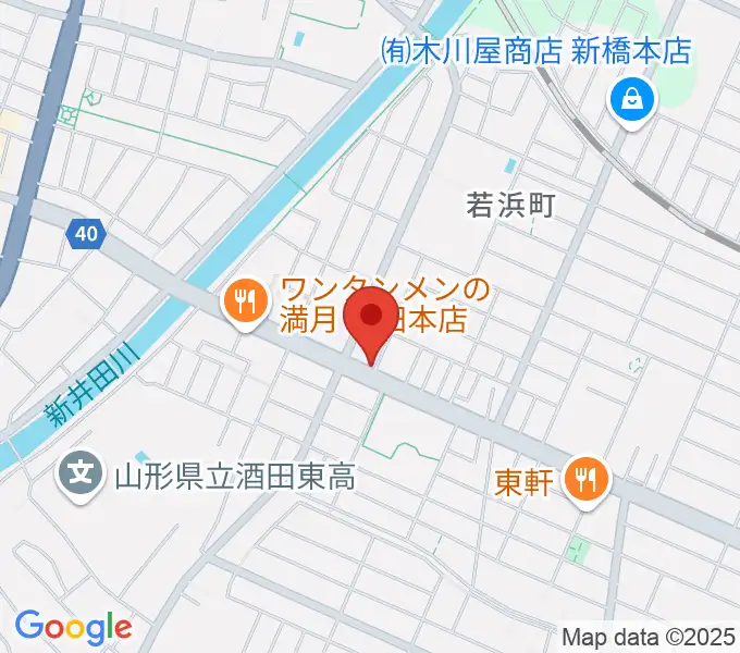 サトウピアノアカデミーの地図