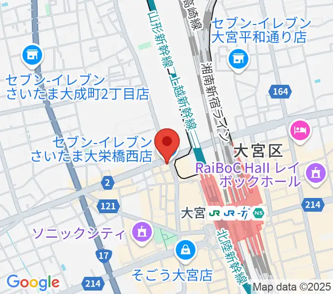 和幸音楽院 大宮校の地図