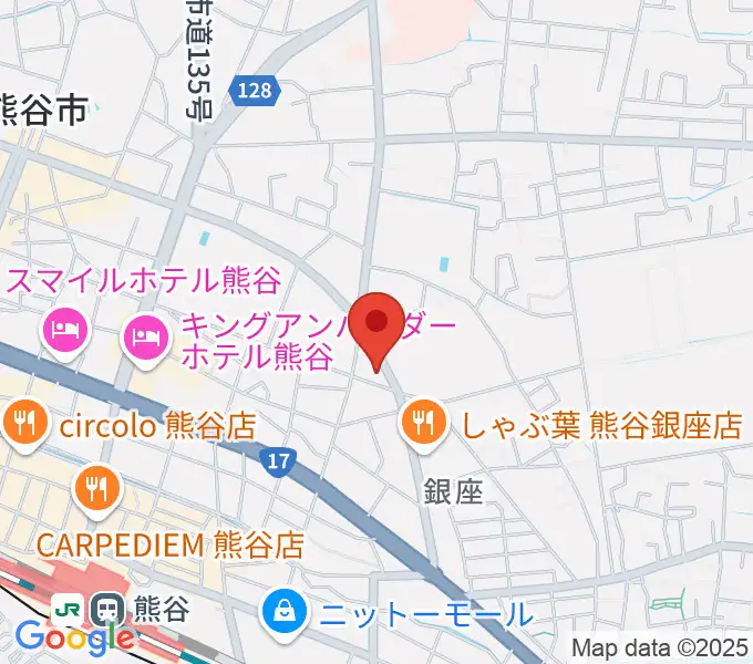 和幸音楽院  熊谷校の地図