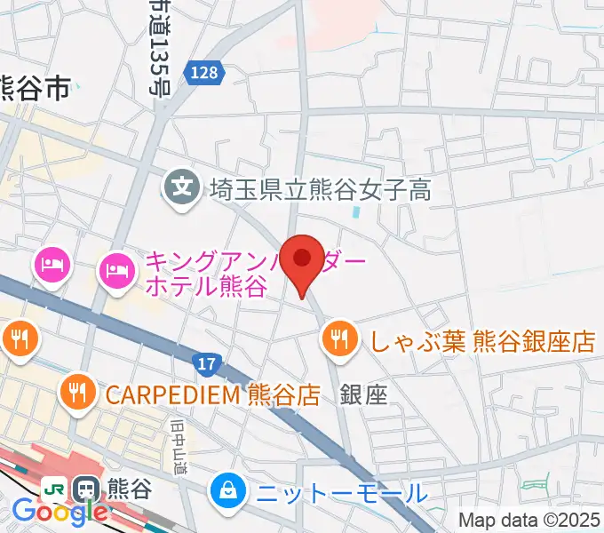 和幸音楽院  熊谷校の地図