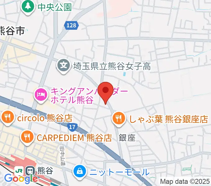 和幸音楽院  熊谷校の地図