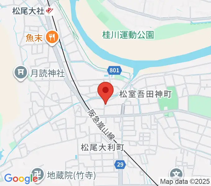有限会社 永野ピアノの地図