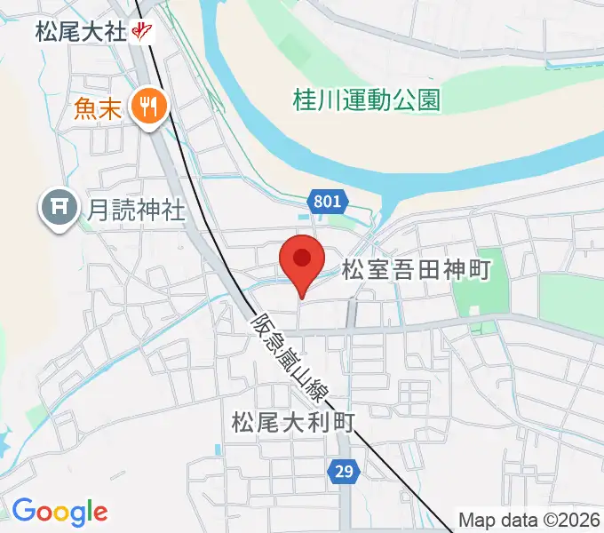 有限会社 永野ピアノの地図