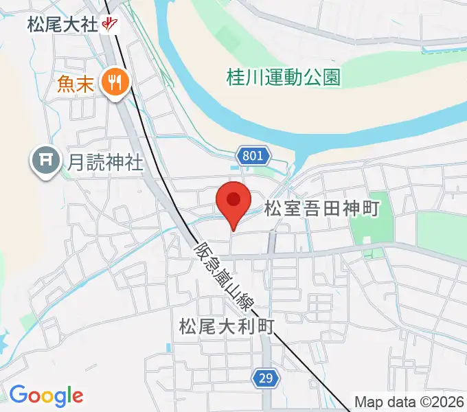 有限会社 永野ピアノの地図