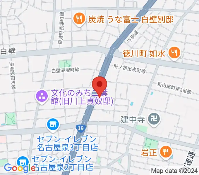 徳川センター ヤマハミュージックの地図