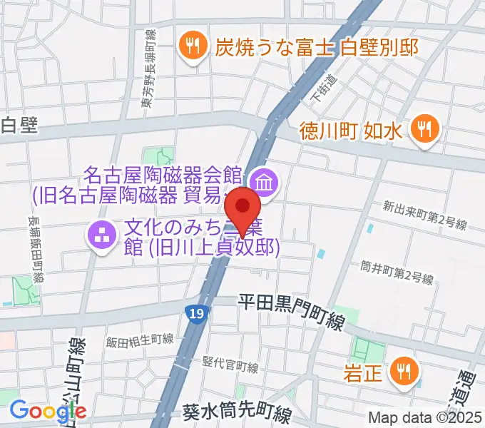 徳川センター ヤマハミュージックの地図