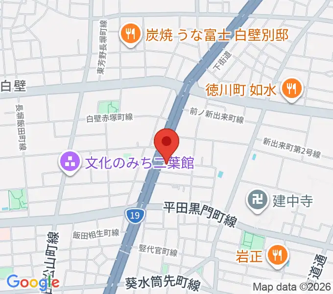 徳川センター ヤマハミュージックの地図