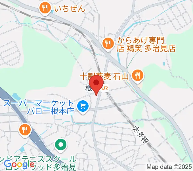 ミューズイワマ 根本店の地図