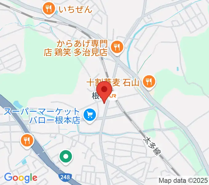 ミューズイワマ 根本店の地図