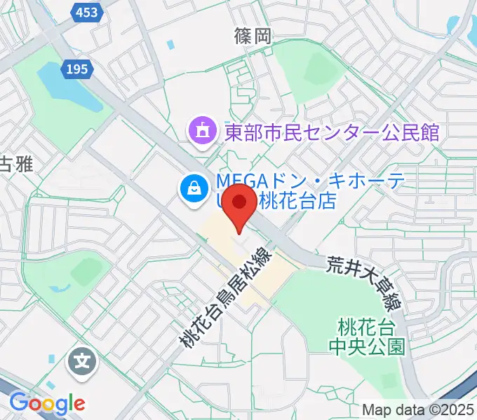 ピアーレ音楽センター ヤマハミュージックの地図
