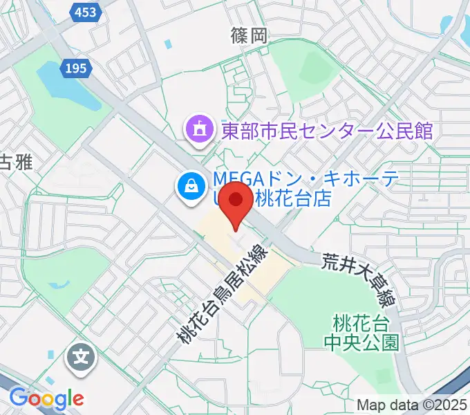 ピアーレ音楽センター ヤマハミュージックの地図