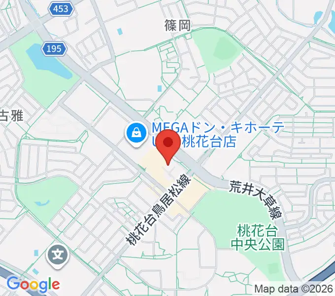 ピアーレ音楽センター ヤマハミュージックの地図