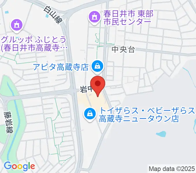 サンマルシェセンター ヤマハミュージックの地図