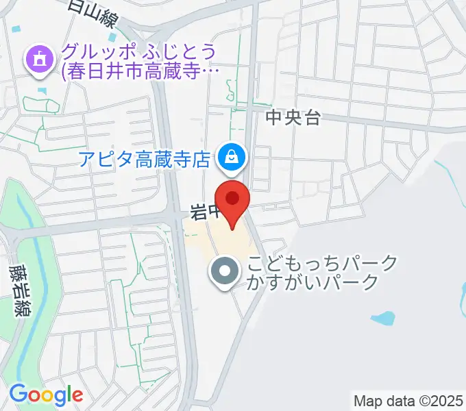 サンマルシェセンター ヤマハミュージックの地図