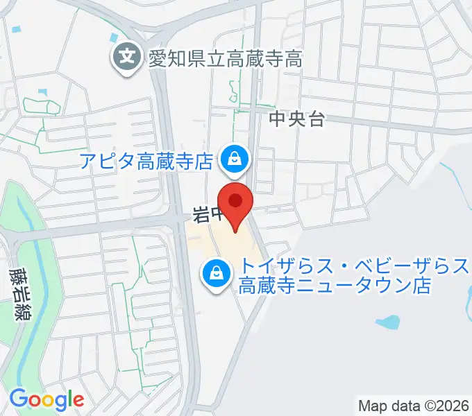 サンマルシェセンター ヤマハミュージックの地図