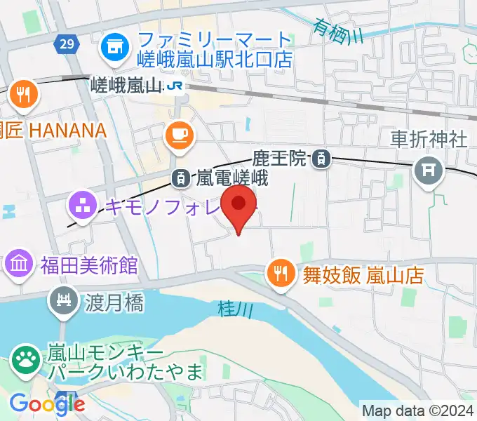 ピアノヨシカワの地図